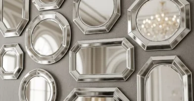 Espelhos Decorativos com lapidação e bisotê