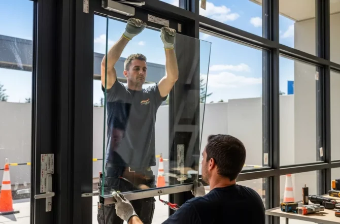Instalação de Vidros Temperados em portas e janelas