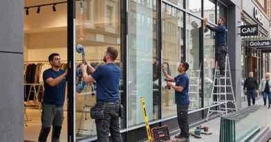 Instalação de Vitrines Comerciais