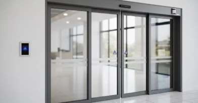 Portas de Vidro Automáticas (sensores e sistemas de abertura)
