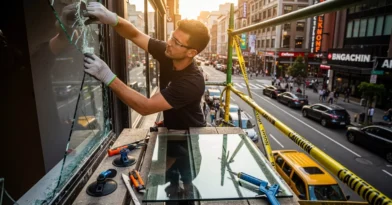 Troca e Manutenção de Vidros Quebrados